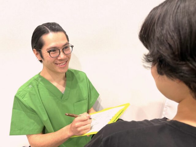 施術の写真